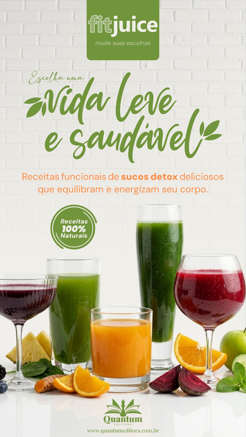 Vida Leve e Saudável — Sucos Detox e Energizantes